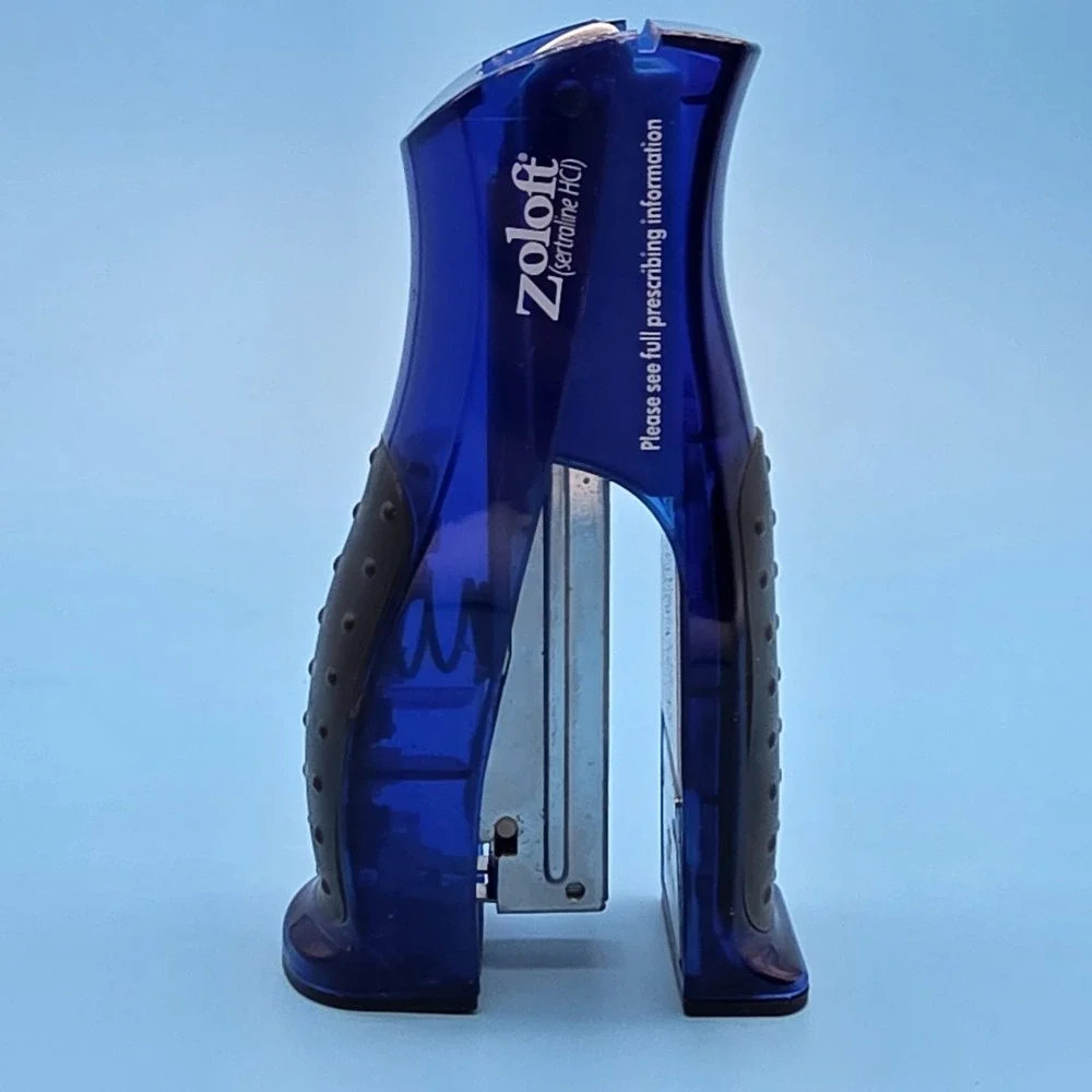 Pharmaceutical Promotional Stapler Blue 